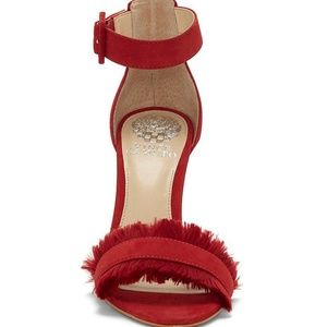 Vince Camuto Shoes - NEW Vince Camuto Red Leather Joshina Sandal Pump Vince Camuto Shoes - NEW Vince Camuto Red Leather Joshina Sandal Pump